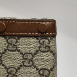 Gucci Horsebit 1955 Crossbody Bag GG Coated Canvas with Leather Mini — thumbnail 11