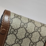 Gucci Horsebit 1955 Crossbody Bag GG Coated Canvas with Leather Mini — thumbnail 10