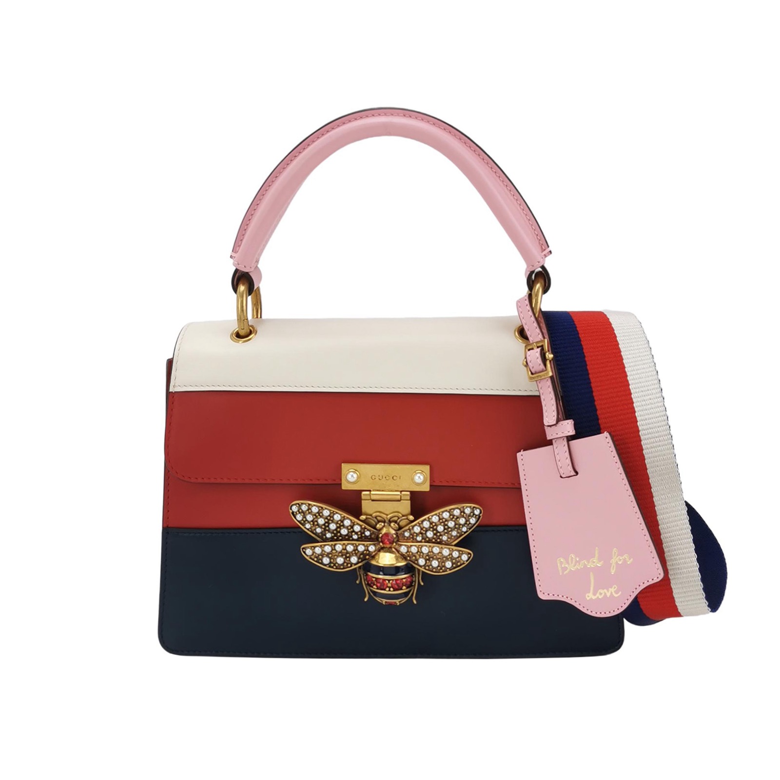 Gucci Queen Margaret Top Handle Bag Colorblock Leather Small — photo 1 of 25