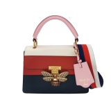 Gucci Queen Margaret Top Handle Bag Colorblock Leather Small — thumbnail 1