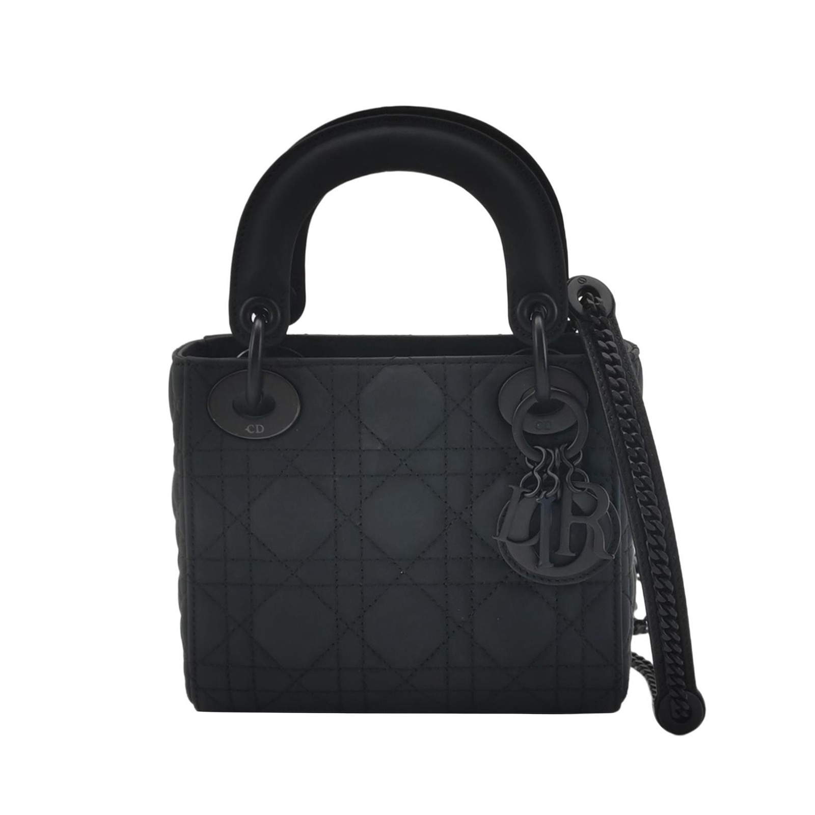 Dior Ultra Matte Lady Dior Chain Bag Cannage Quilt Calfskin Mini — photo 1 of 17