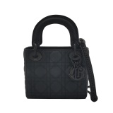 Dior Ultra Matte Lady Dior Chain Bag Cannage Quilt Calfskin Mini — thumbnail 1
