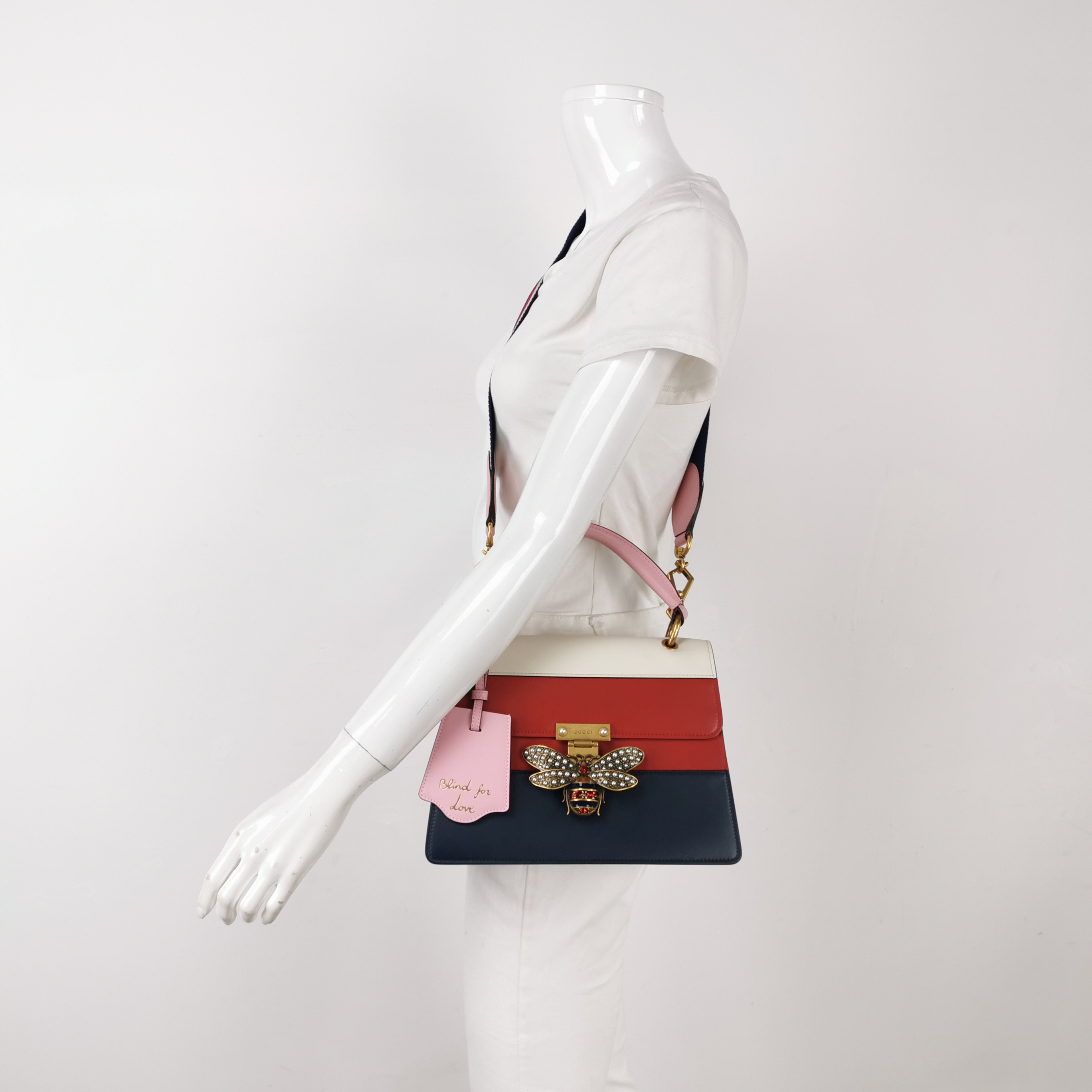 Gucci Queen Margaret Top Handle Bag Colorblock Leather Small — alternate view