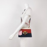 Gucci Queen Margaret Top Handle Bag Colorblock Leather Small — thumbnail 2
