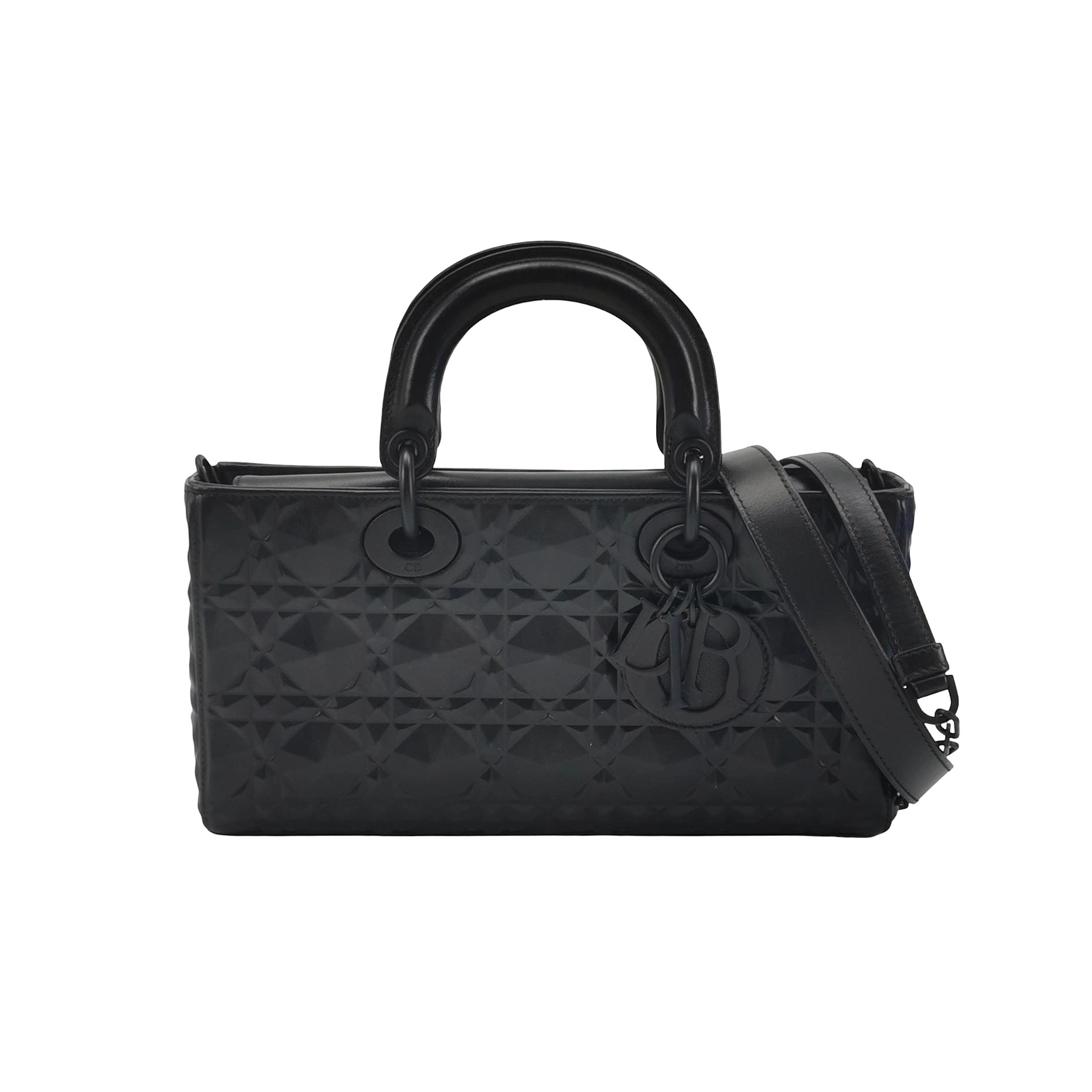 Dior Ultra Matte Lady D-Joy Bag Diamond Motif Cannage Calfskin Medium — photo 1 of 17
