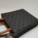 Celine Vertical Cabas Tote Triomphe Coated Canvas Mini — thumbnail 7