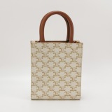 Celine Vertical Cabas Tote Triomphe Coated Canvas Mini — thumbnail 5