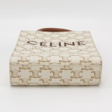 Celine Vertical Cabas Tote Triomphe Coated Canvas Mini — thumbnail 6