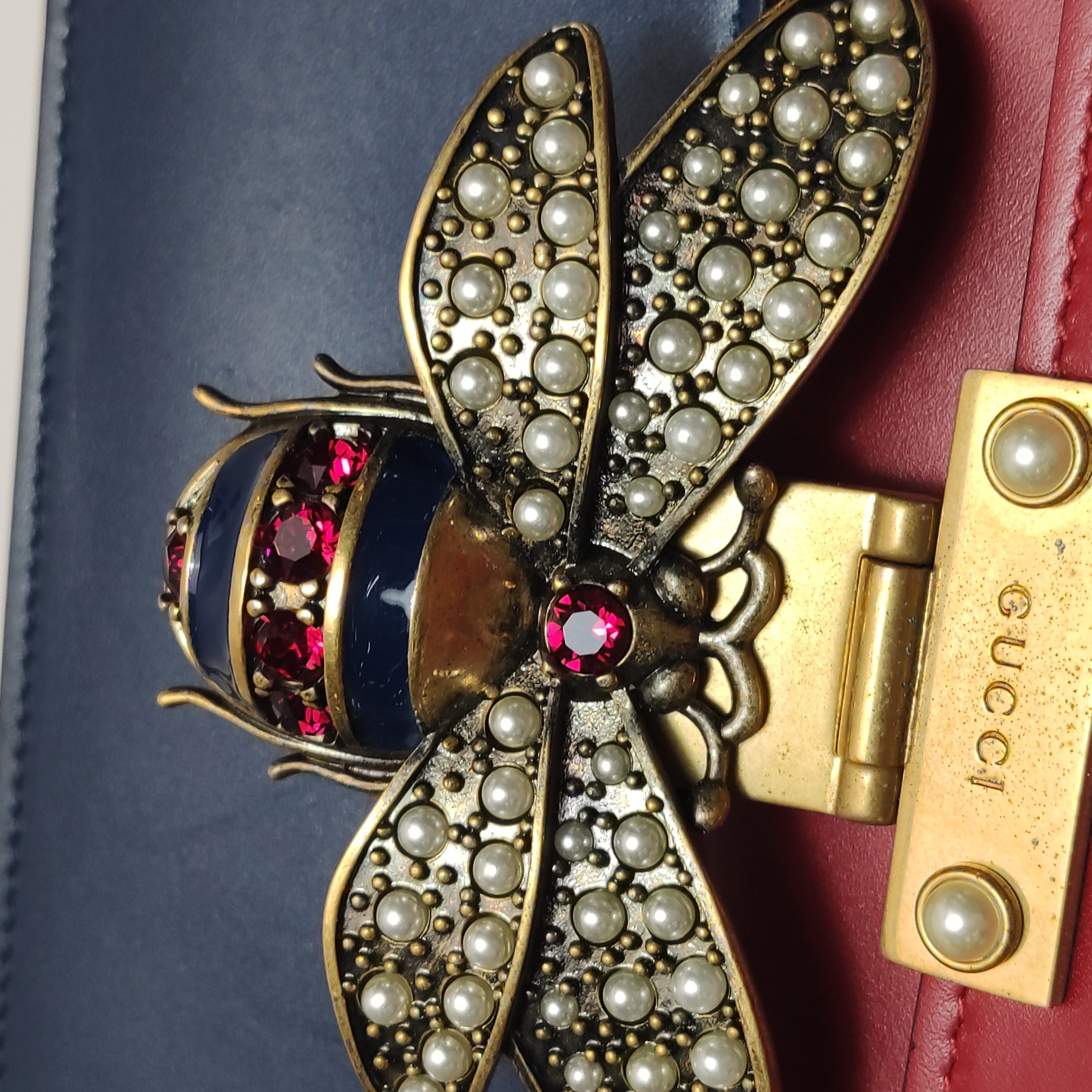 Gucci Queen Margaret Top Handle Bag Colorblock Leather Small — photo 9 of 24