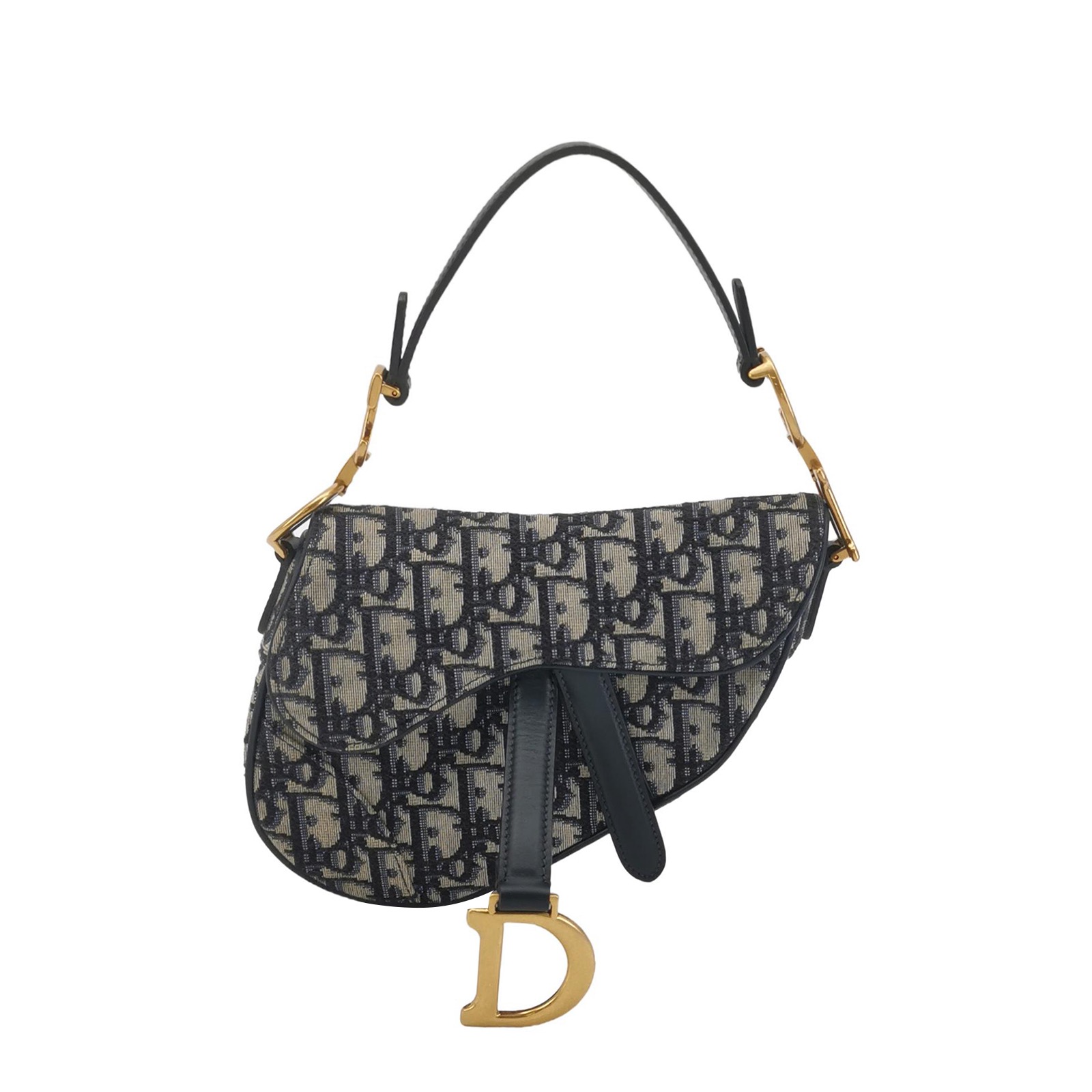 Dior Saddle Handbag Oblique Canvas Mini — photo 1 of 14
