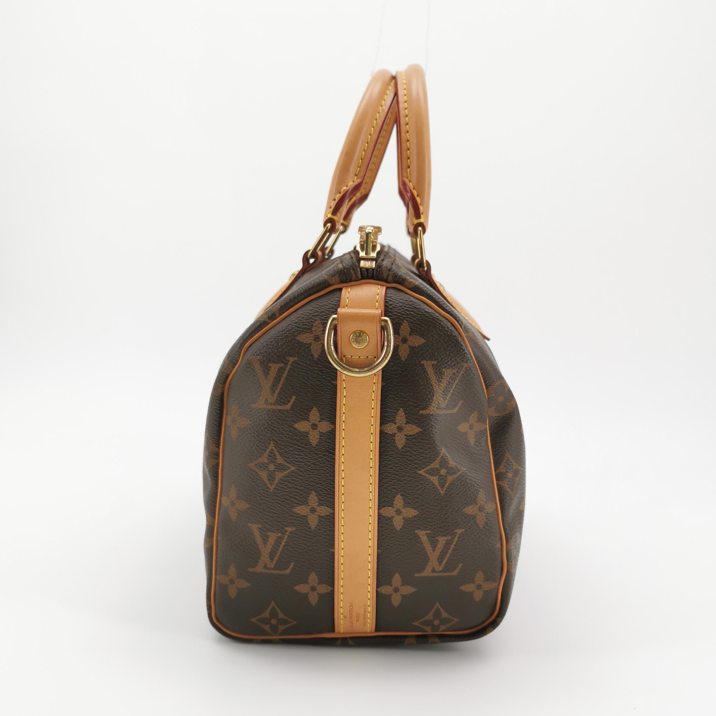 Louis Vuitton(LV) Speedy Bandouliere Bag Monogram Canvas 25