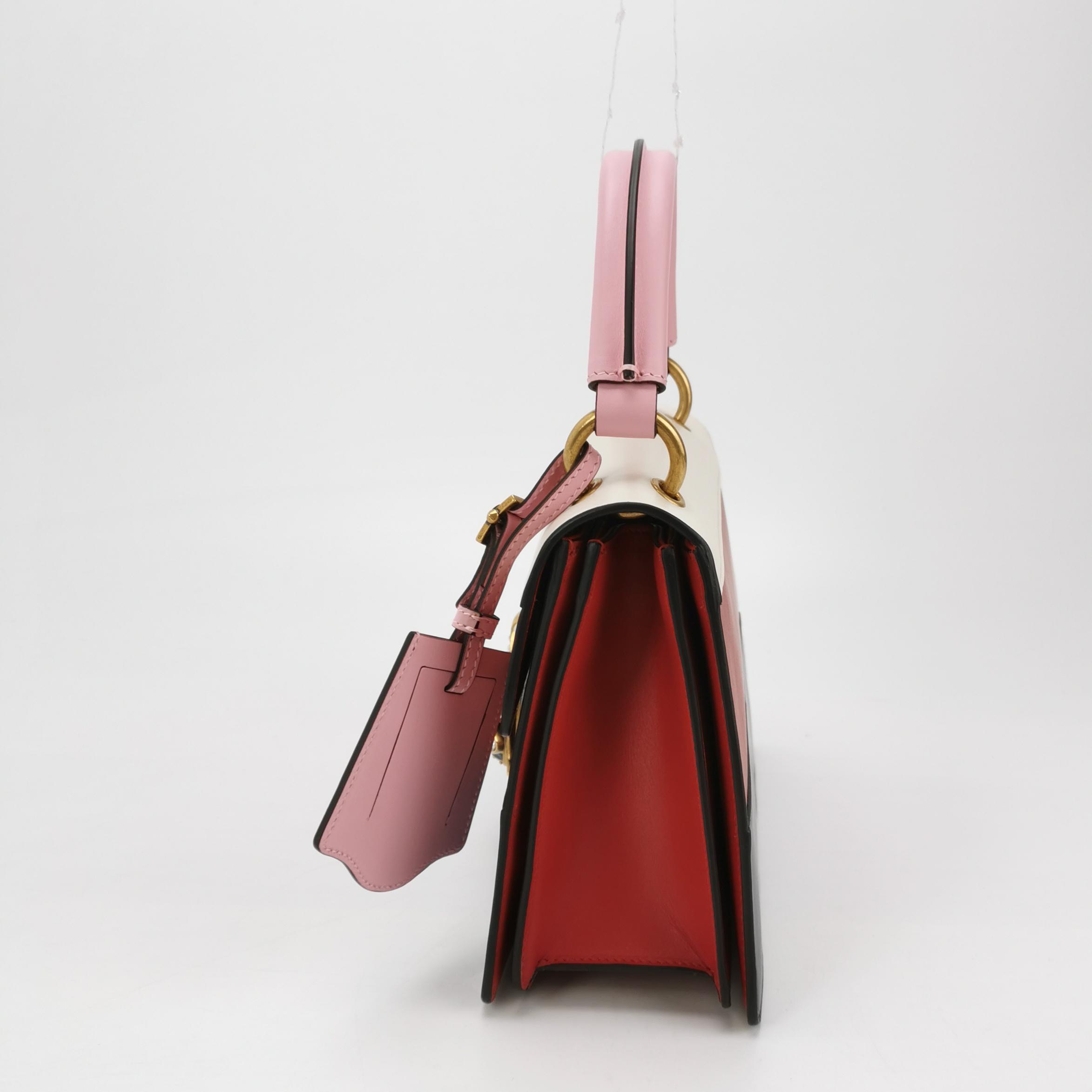 Gucci Queen Margaret Top Handle Bag Colorblock Leather Small — photo 4 of 25