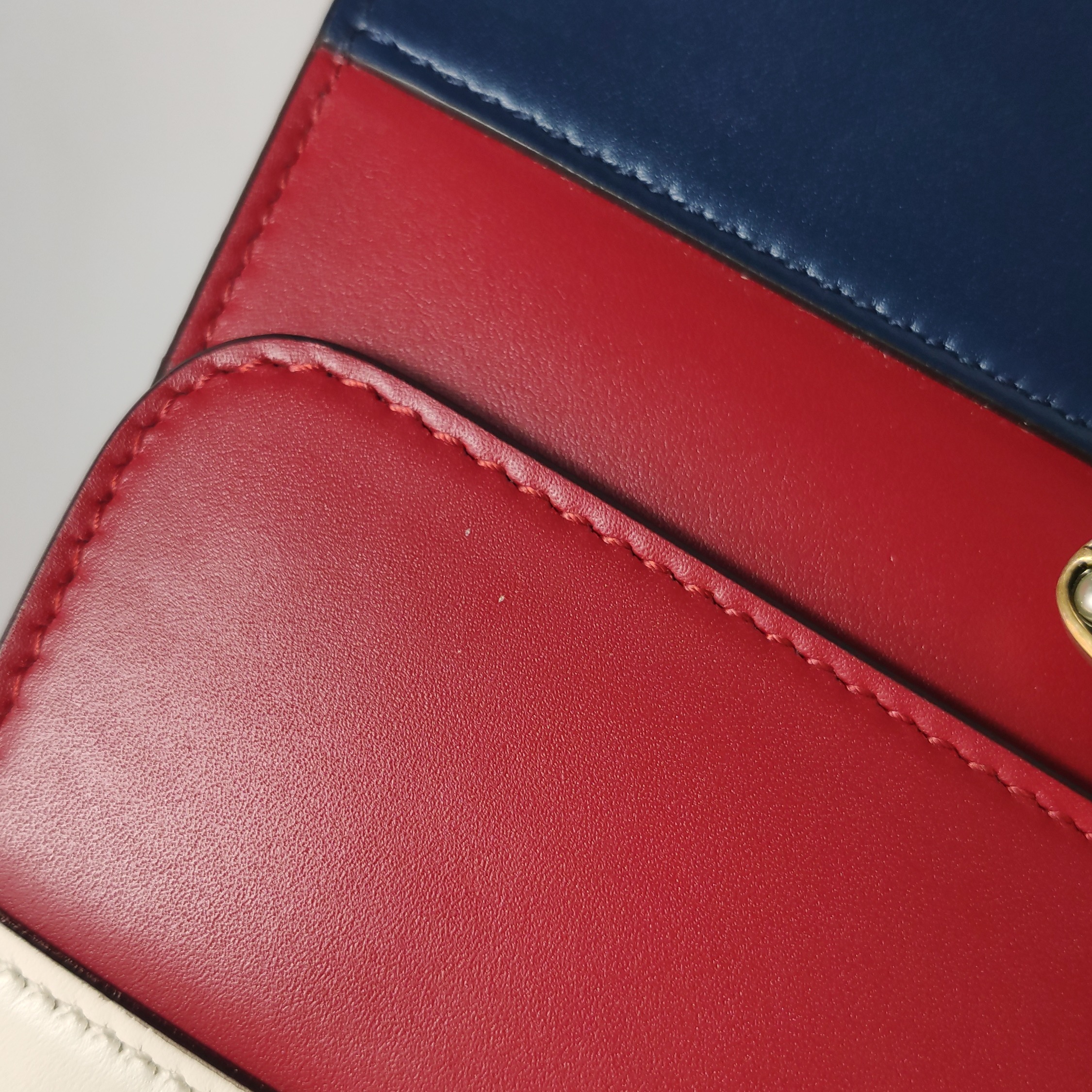 Gucci Queen Margaret Top Handle Bag Colorblock Leather Small — photo 14 of 25