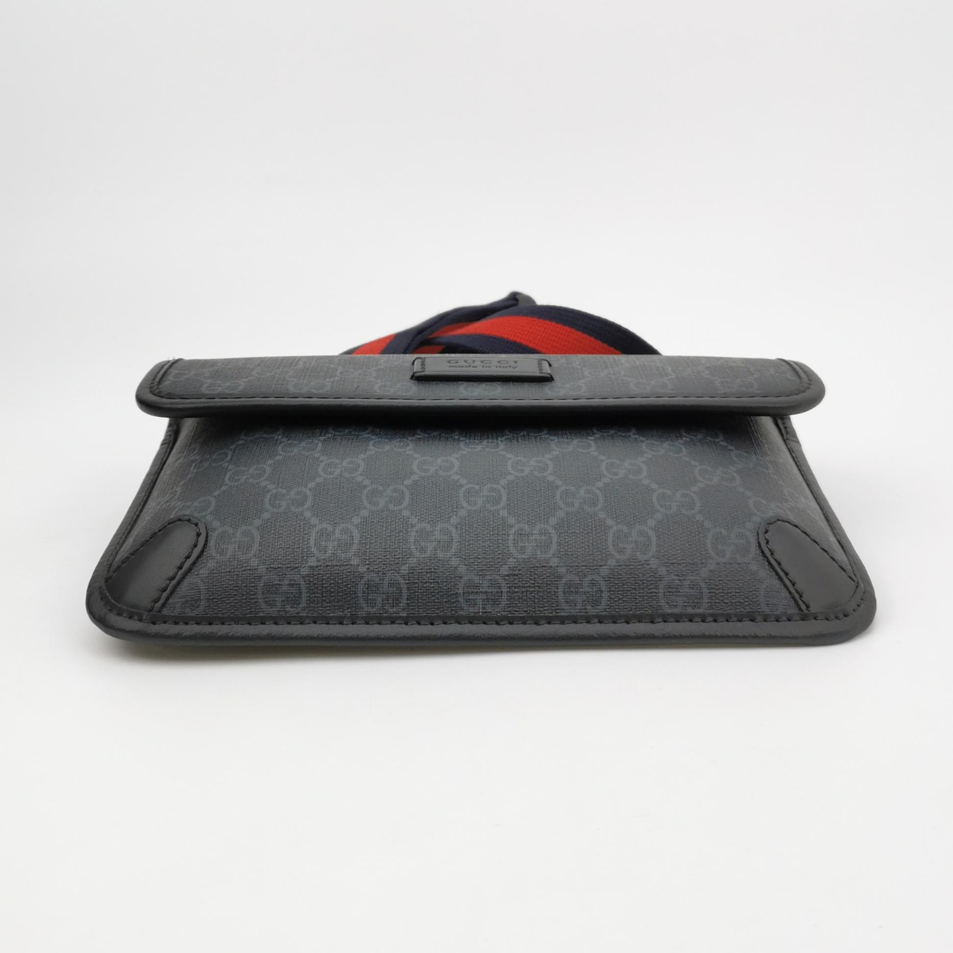 Gucci Web Flap Belt Bag GG Coated Canvas — photo 6 of 11