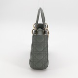 Dior Lady Dior Bag Cannage Quilt Metallic Leather Small — thumbnail 4