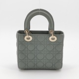 Dior Lady Dior Bag Cannage Quilt Metallic Leather Small — thumbnail 5