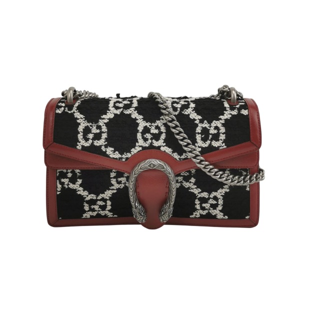 Gucci Dionysus Bag GG Tweed Super Small — pre-owned, Vierlot