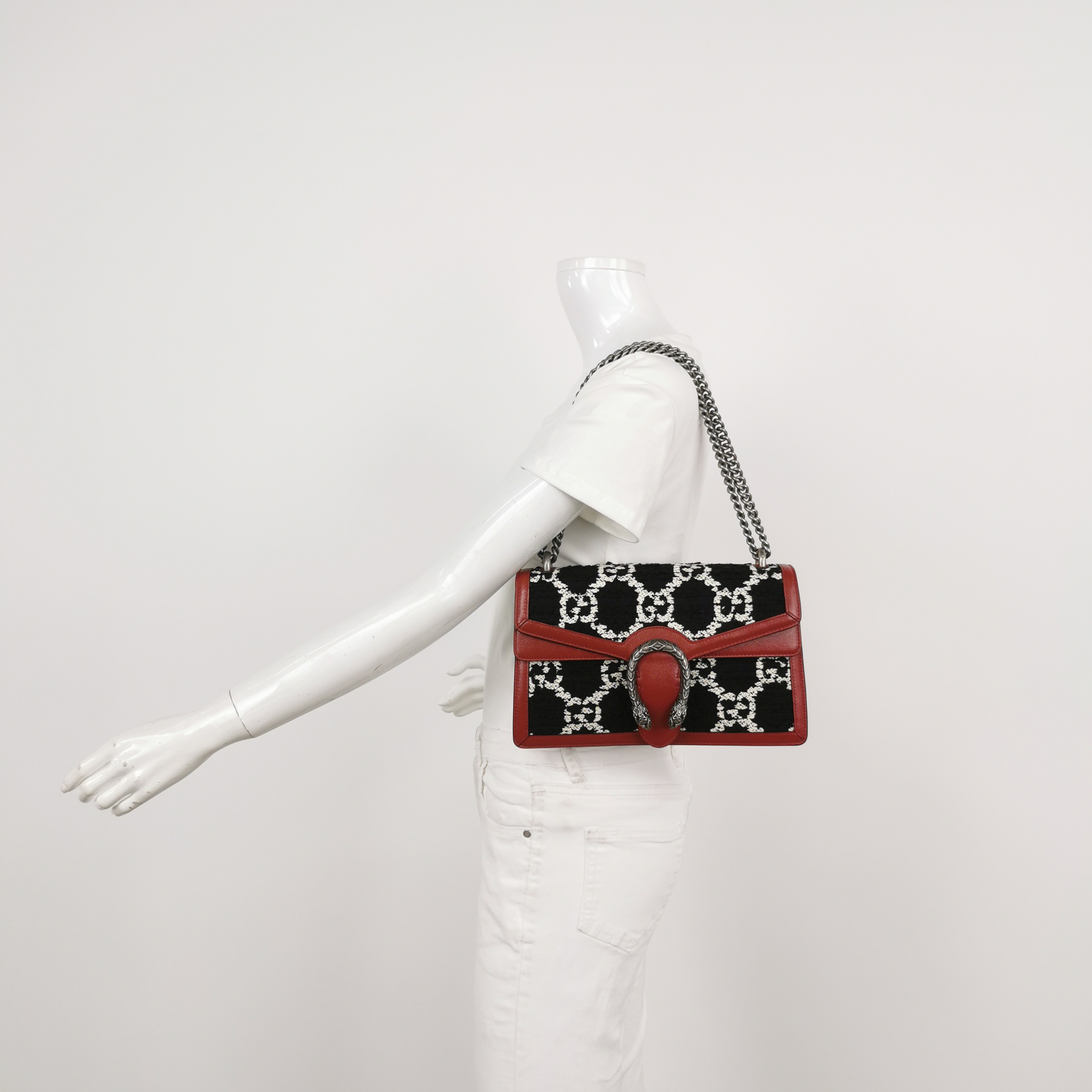 Gucci Dionysus Bag GG Tweed Super Small — alternate view