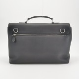 Louis Vuitton(LV) black leather briefcase handbag — thumbnail 5