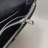 Louis Vuitton(LV) black leather briefcase handbag — thumbnail 9