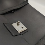 Louis Vuitton(LV) black leather briefcase handbag — thumbnail 8