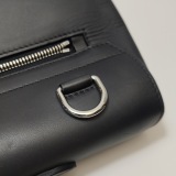 Louis Vuitton(LV) black leather briefcase handbag — thumbnail 10