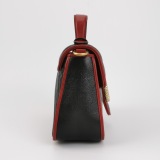Gucci GG Marmont Top Handle Flap Bag Diagonal Quilted Leather Mini — thumbnail 3