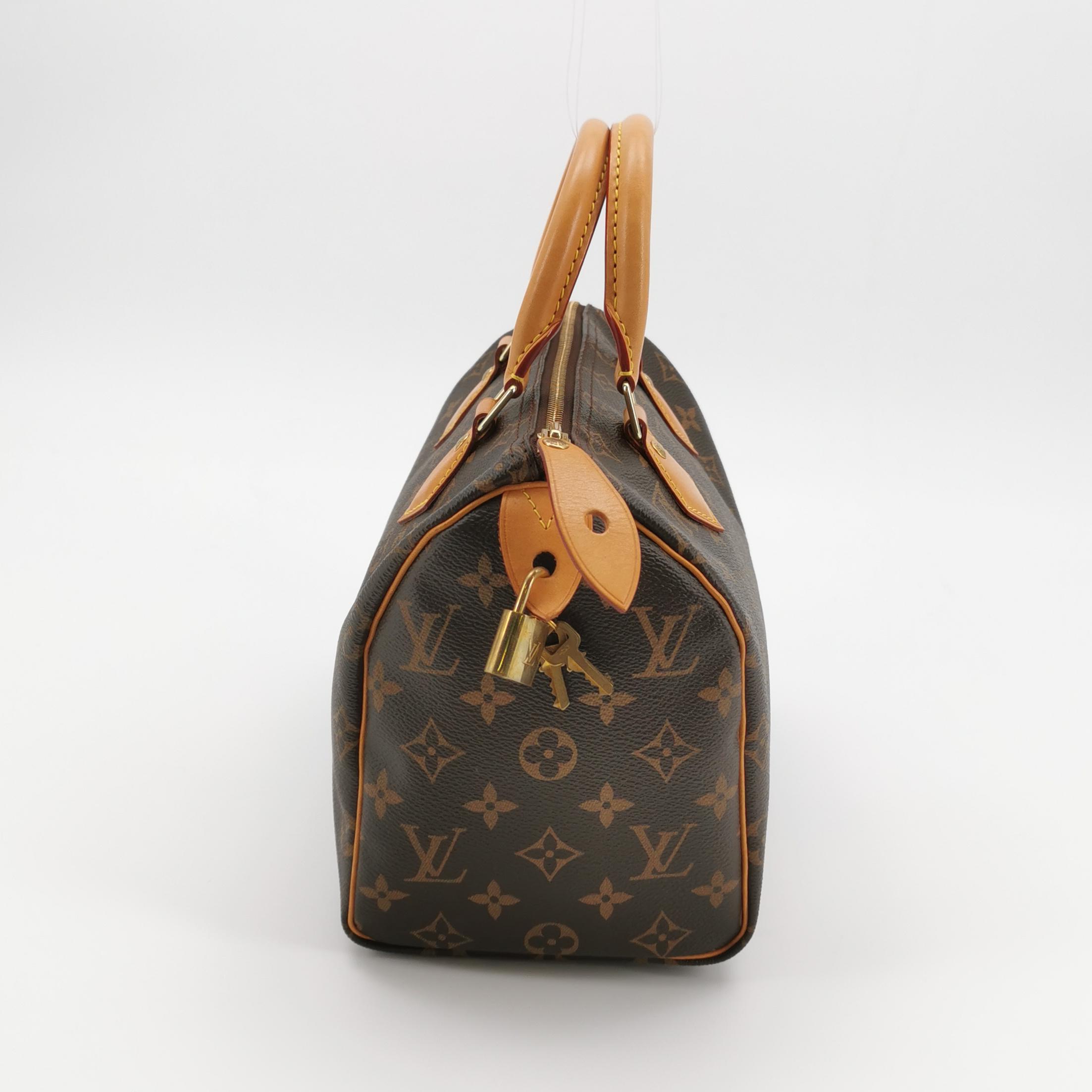 Louis Vuitton(LV) Speedy Handbag Monogram Canvas 25 — photo 4 of 15