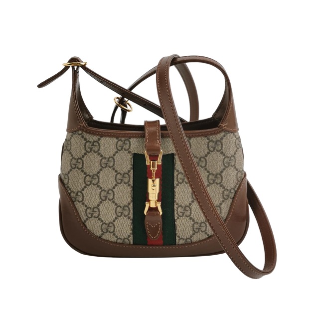 Gucci Jackie 1961 Hobo GG Coated Canvas Mini — pre-owned, Vierlot