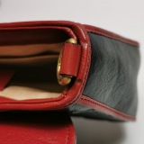 Gucci GG Marmont Top Handle Flap Bag Diagonal Quilted Leather Mini — thumbnail 11