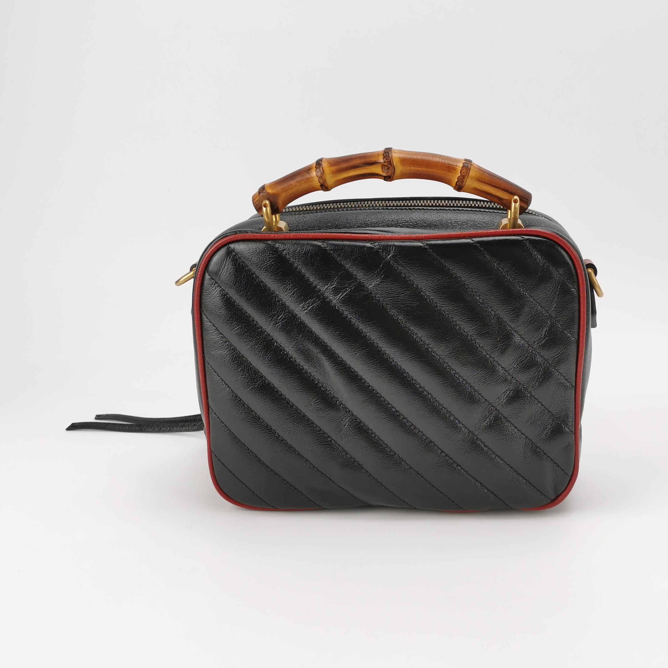 Gucci GG Marmont Flap Bag Diagonal Quilted Leather Small — photo 4 of 9