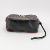 Gucci GG Marmont Flap Bag Diagonal Quilted Leather Small — thumbnail 5