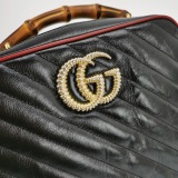 Gucci GG Marmont Flap Bag Diagonal Quilted Leather Small — thumbnail 8