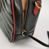 Gucci GG Marmont Flap Bag Diagonal Quilted Leather Small — thumbnail 9