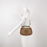 Gucci Blondie NM Top Handle Bag GG Coated Canvas with Leather Medium — thumbnail 2