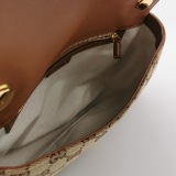 Gucci Blondie NM Top Handle Bag GG Coated Canvas with Leather Medium — thumbnail 7