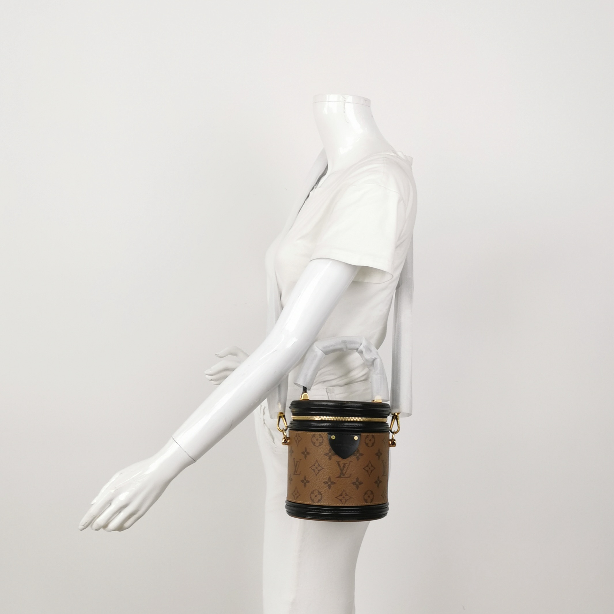 Louis Vuitton(LV) Cannes Handbag Reverse Monogram Canvas — alternate view