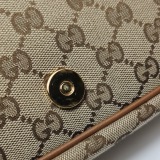 Gucci Blondie NM Top Handle Bag GG Coated Canvas with Leather Medium — thumbnail 12