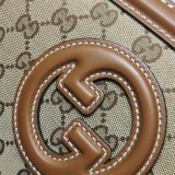 Gucci Blondie NM Top Handle Bag GG Coated Canvas with Leather Medium — thumbnail 8