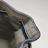 Fendi Mon Tresor Bucket Bag Zucca Embossed Leather Mi — thumbnail 8
