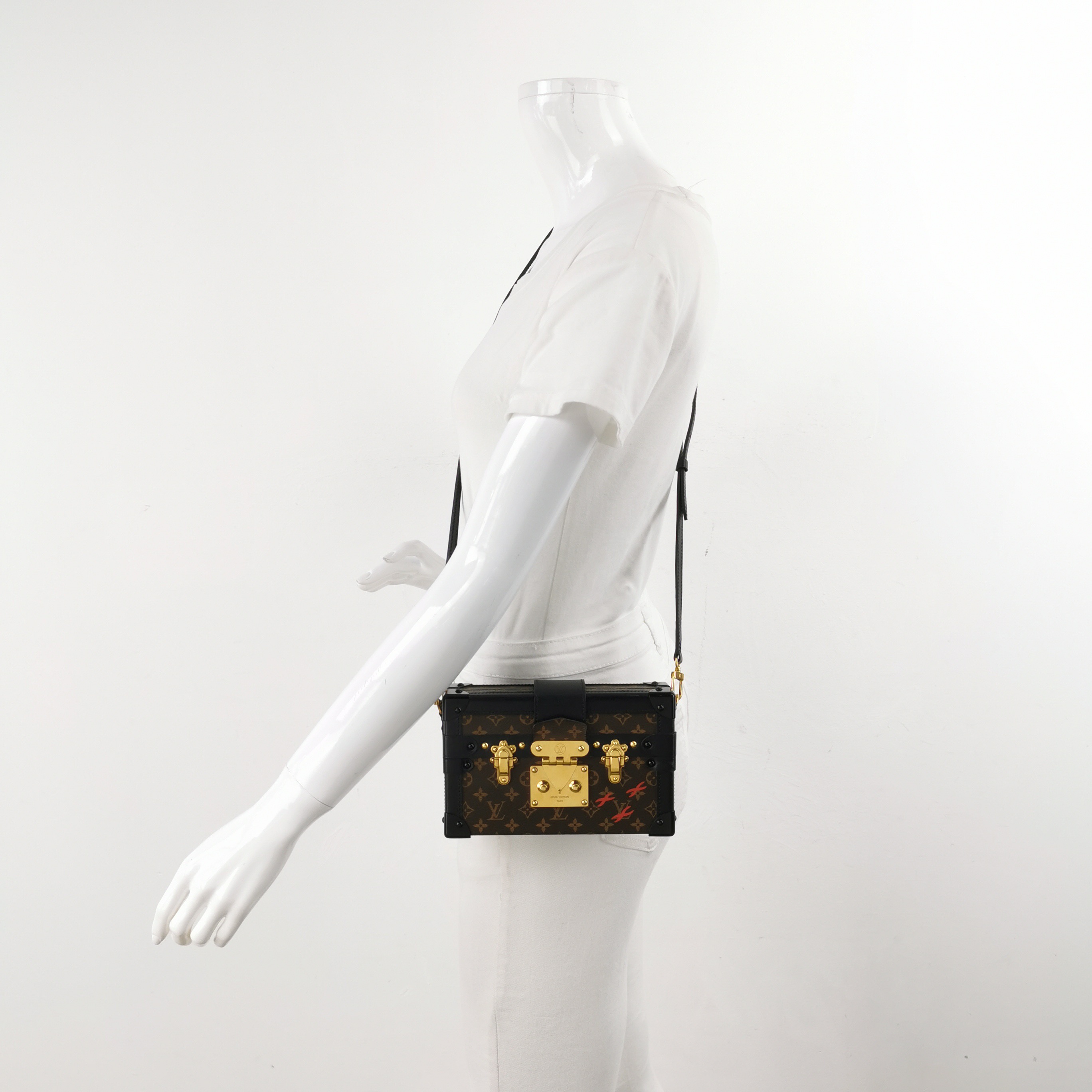 Louis Vuitton(LV) Petite Malle Handbag Monogram Canvas — alternate view