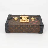 Louis Vuitton(LV) Petite Malle Handbag Monogram Canvas — thumbnail 6