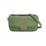 Gucci Petite GG Flap Shoulder Bag Leather Mini — thumbnail 1