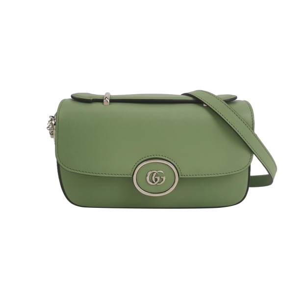 Gucci Petite GG Flap Shoulder Bag Leather Mini — pre-owned, Vierlot