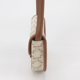 Celine Besace Flap Bag Triomphe Coated Canvas Mini — thumbnail 3