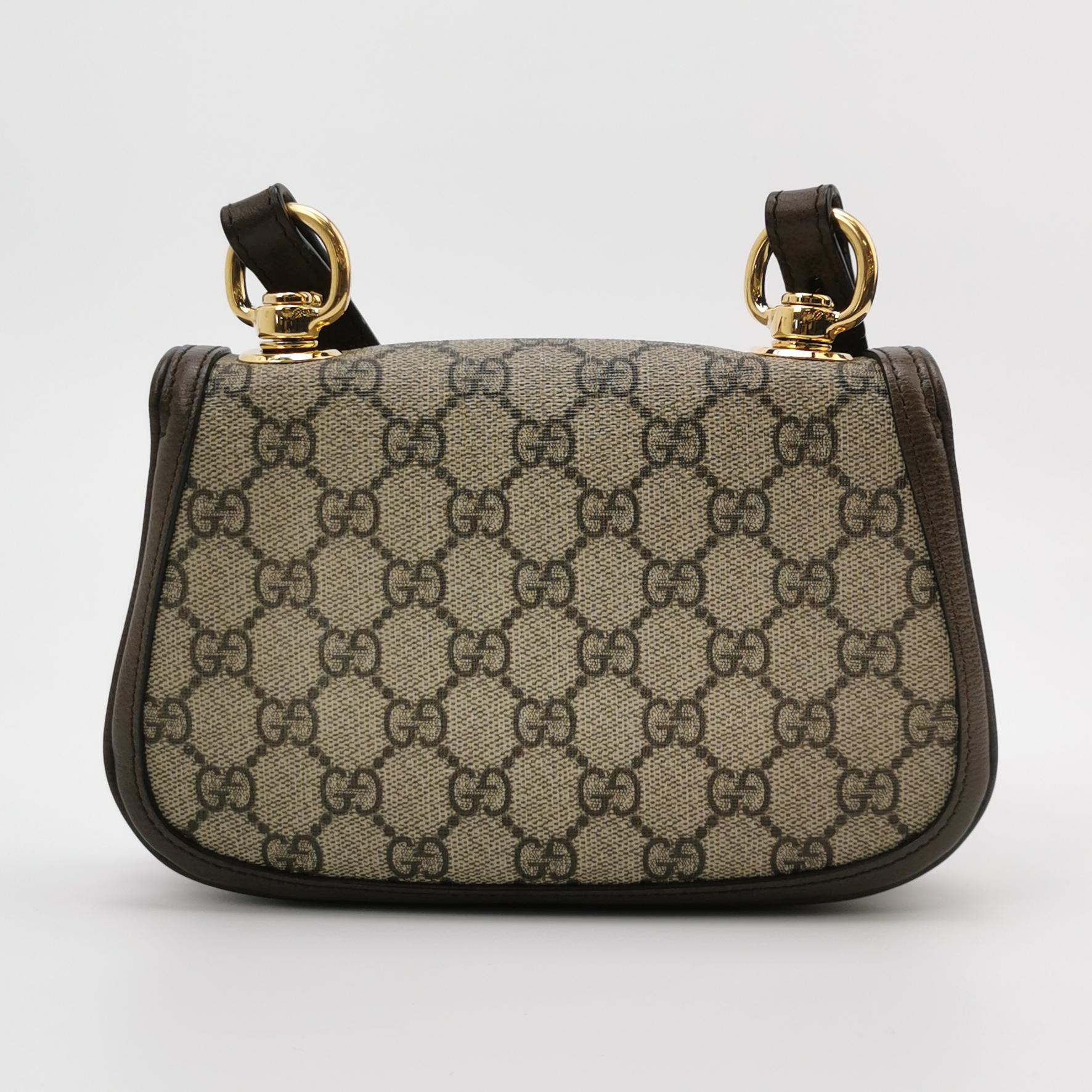 Gucci Blondie NM Flap Bag GG Coated Canvas Mini — photo 5 of 23