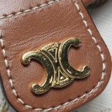 Celine Besace Flap Bag Triomphe Coated Canvas Mini — thumbnail 9