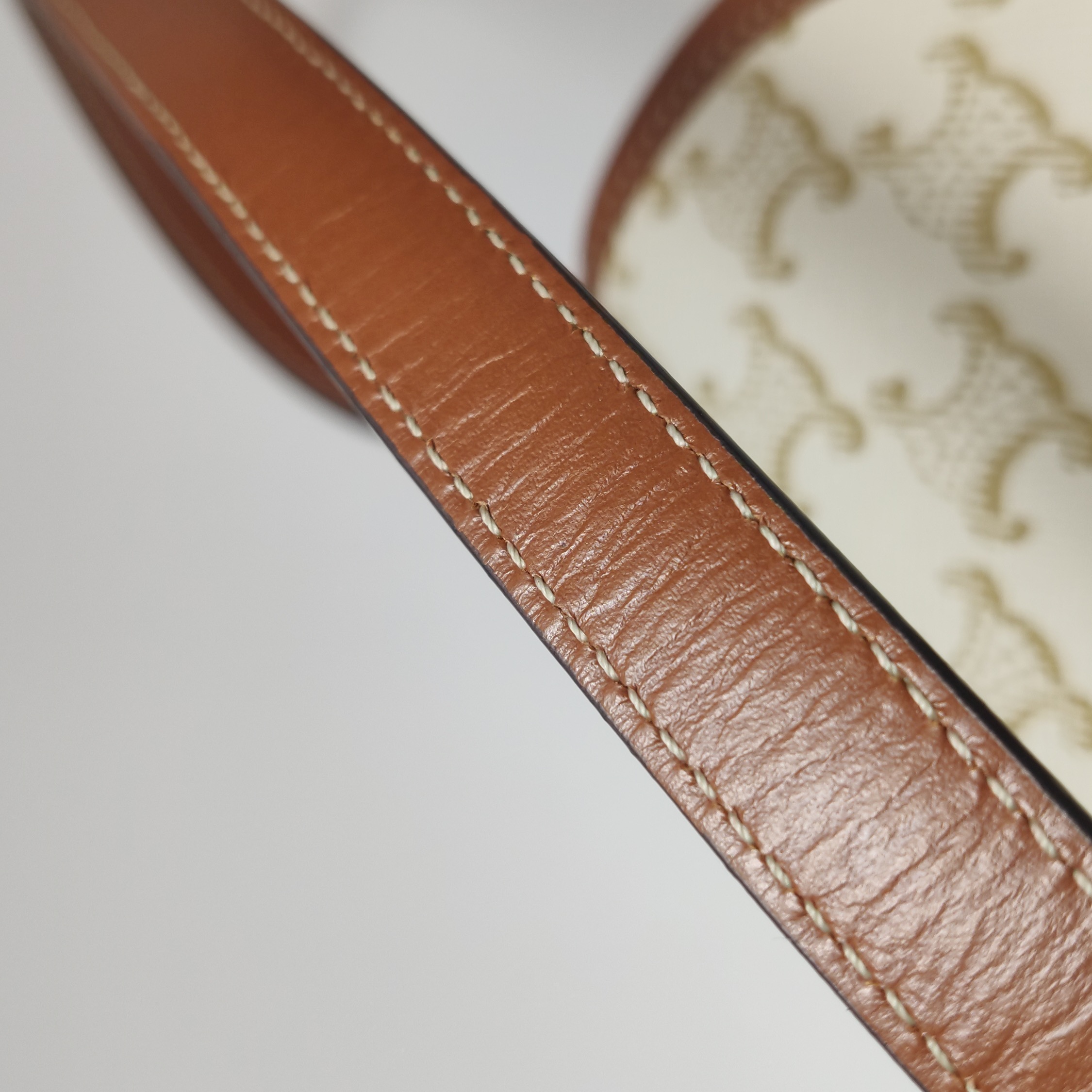 Celine Besace Flap Bag Triomphe Coated Canvas Mini — photo 12 of 12