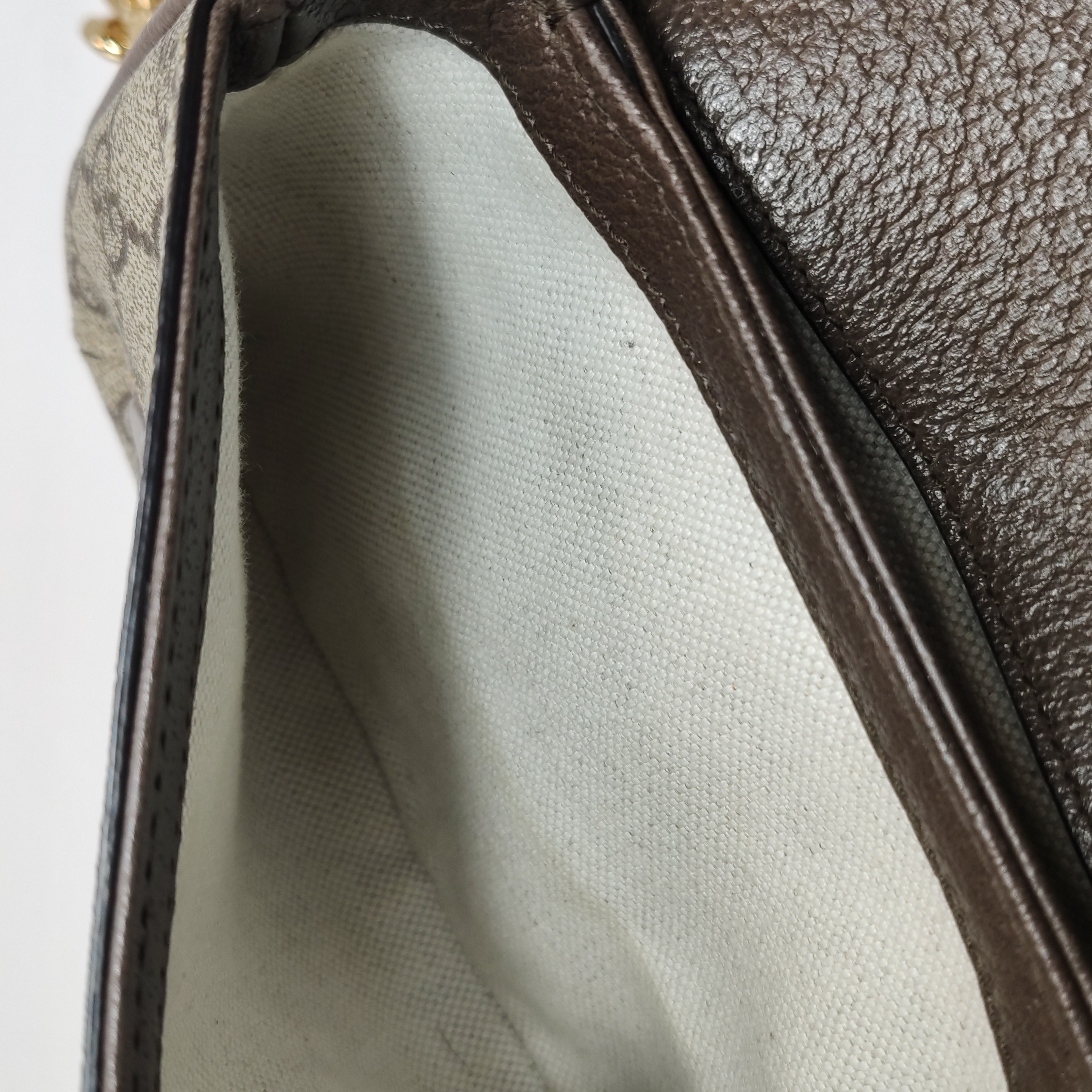 Gucci Blondie NM Flap Bag GG Coated Canvas Mini — photo 10 of 23