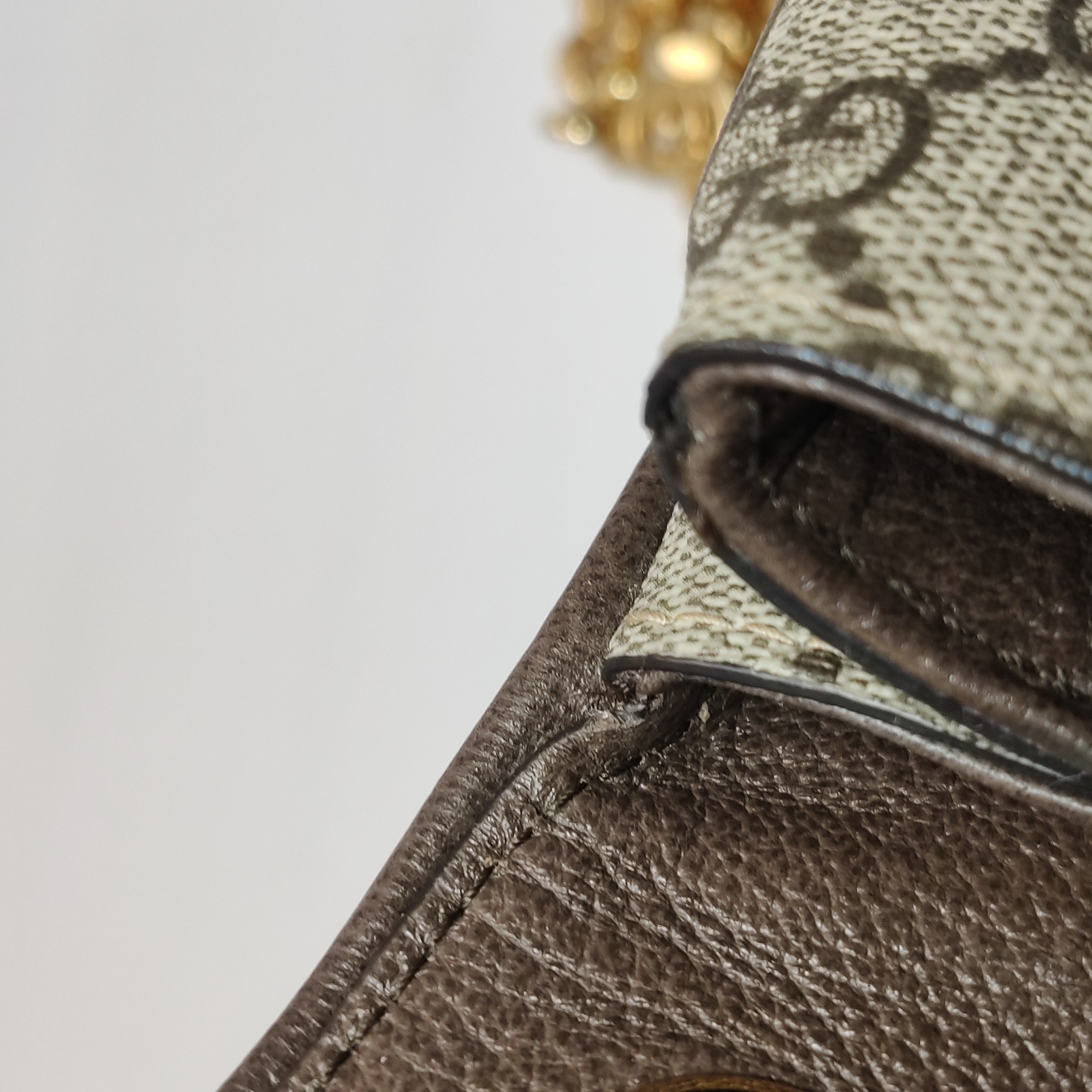 Gucci Blondie NM Flap Bag GG Coated Canvas Mini — photo 14 of 23